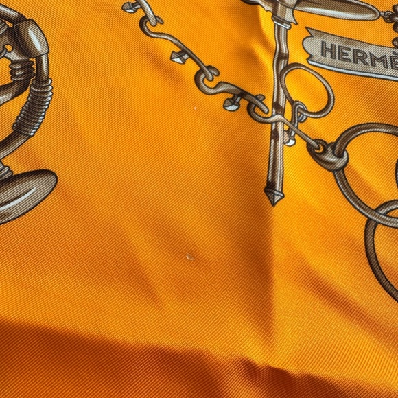 Hermès Mors et Gourmettes silk scarf - Picture 4 of 8